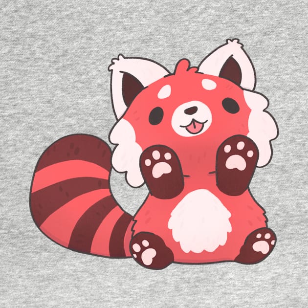 Red panda beans by IcyBubblegum